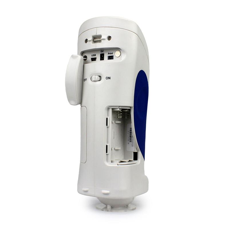 Picture 1 of the measurement steps of the Colorimeter in the pink color difference detection of metal parts