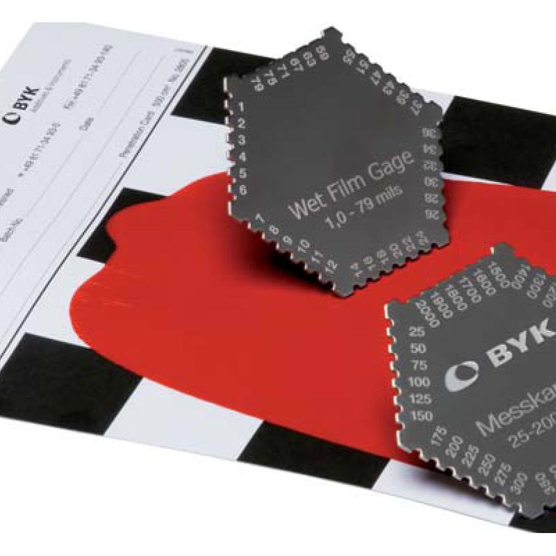 BYK 3505 Wet film thickness gauge Wet Film Comb 180 mils Figure