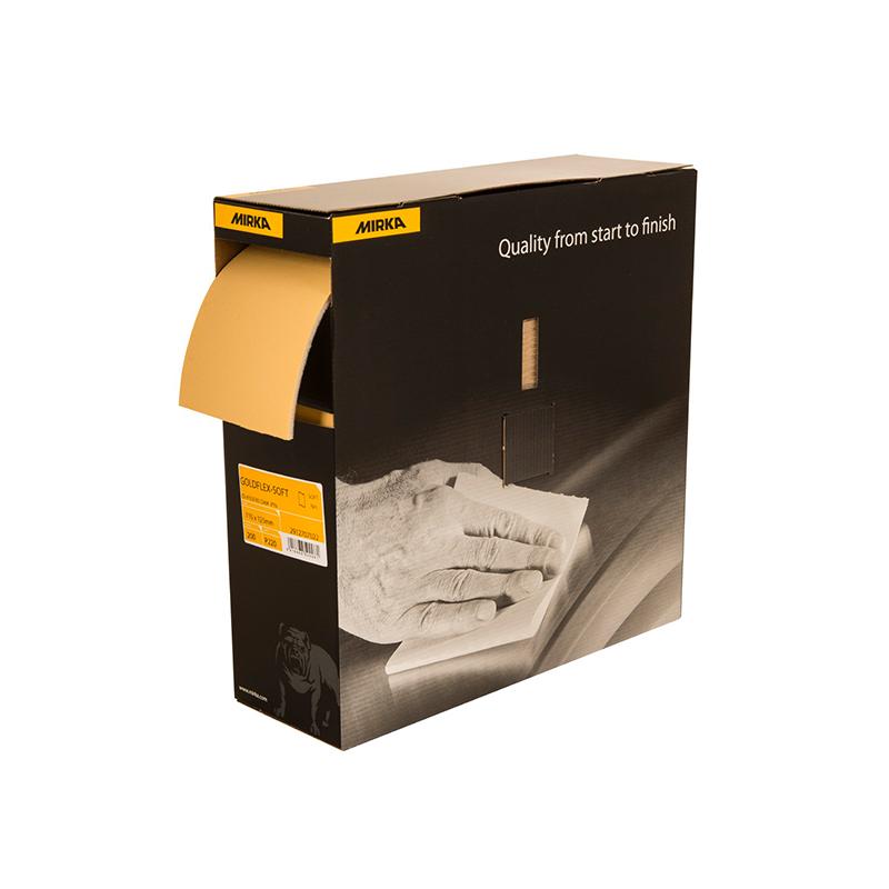 芬兰mirka磨卡 金牌海绵砂纸 115*125mm p320图片