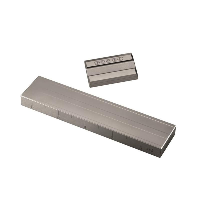 Neurtek 0236100 Hegman double-channel Grindometer Hegman scale 0-50um