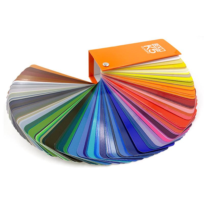 德国RAL K5劳尔色卡 亮光型 含213种劳尔经典系列颜色扇形色卡图片