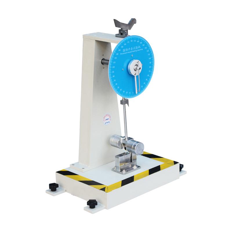 The application of the pendulum impact instrument in thin slices is shown in Fig. 1