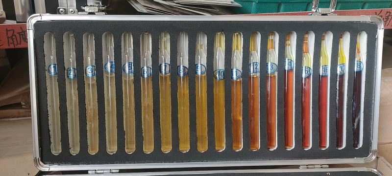 Liquid paint color colorimetric diagram 1