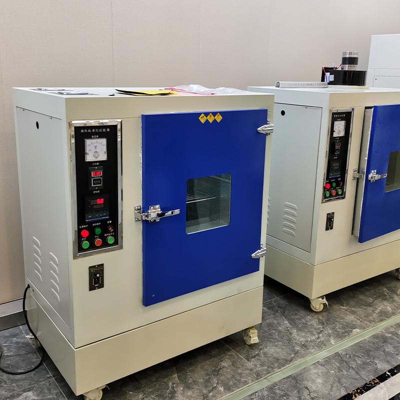 The aging effect of ultraviolet light on the coating is shown in Figure 2