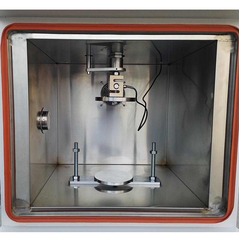 The principle and application of the battery extrusion needle punch testing machine are shown in Figure 1