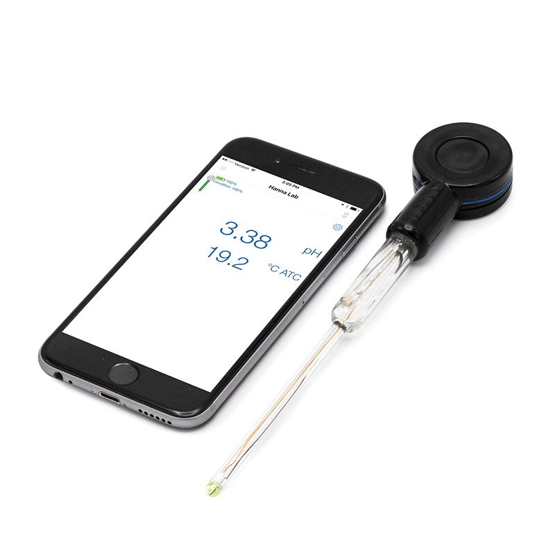 HANNA HI13302 Bluetooth ultra-fine spherical Glass acidity electrode [testtube]