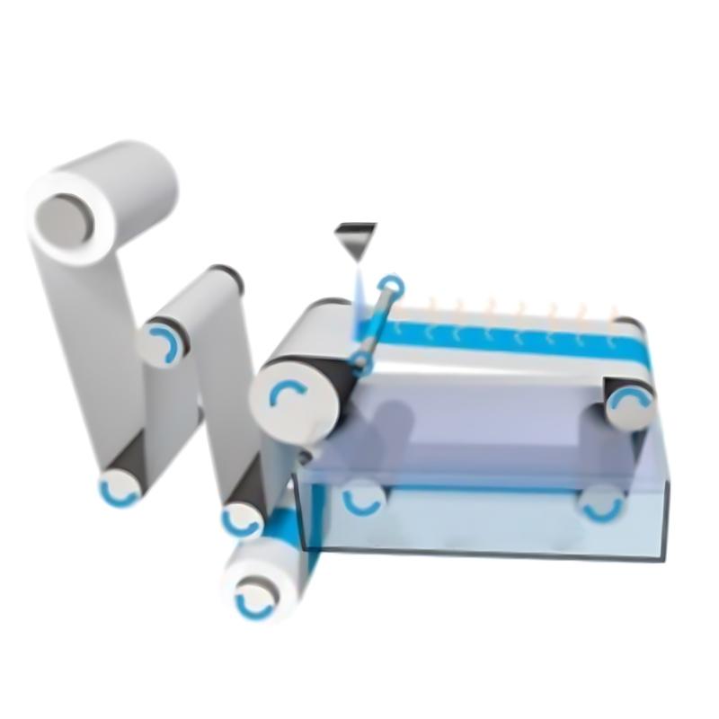 全自动浸浴式卷材涂布机 Rgd-00/300dc 放卷-刮涂-水浴-收卷 工艺图片