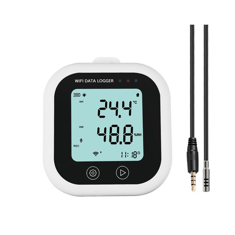 YUWEN WIFI-200E Temperature and Humidity Monitoring and Recording Instrument Thermohygrometer -40~ + 125 ℃