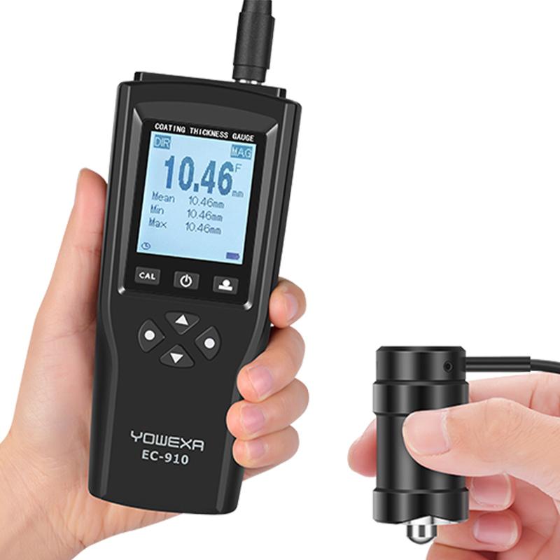 The working principle of the coating Thickness Gauge and the common faults are shown in Figure 1