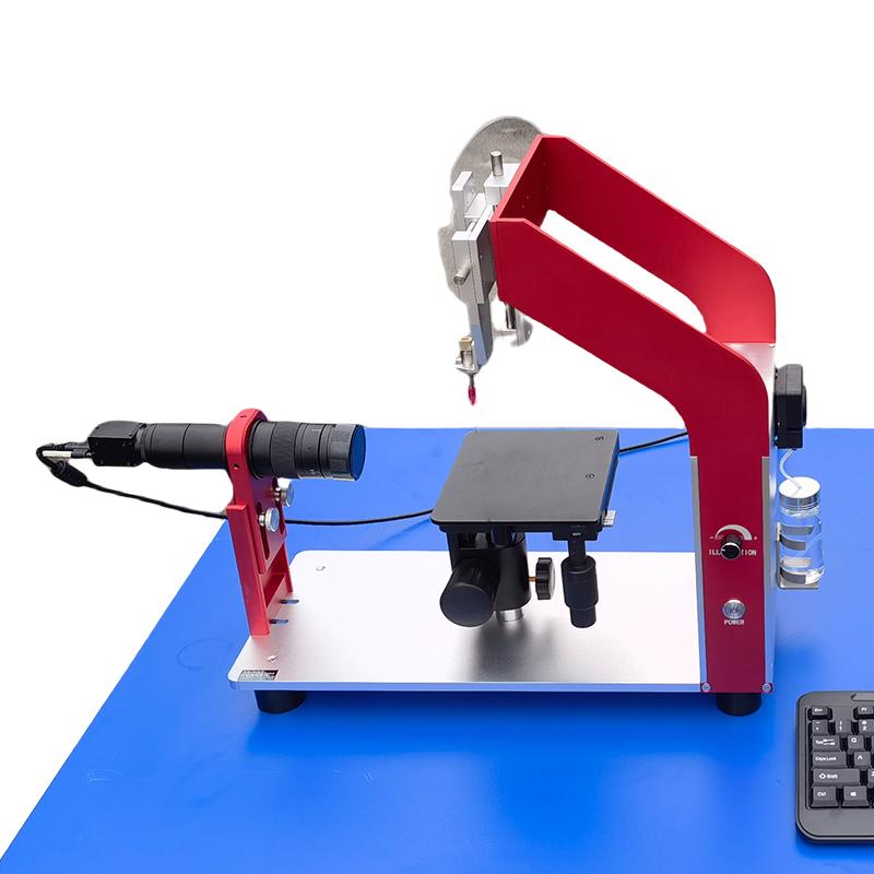 Principle application of contact angle measuring instrument Selection fault Figure 1