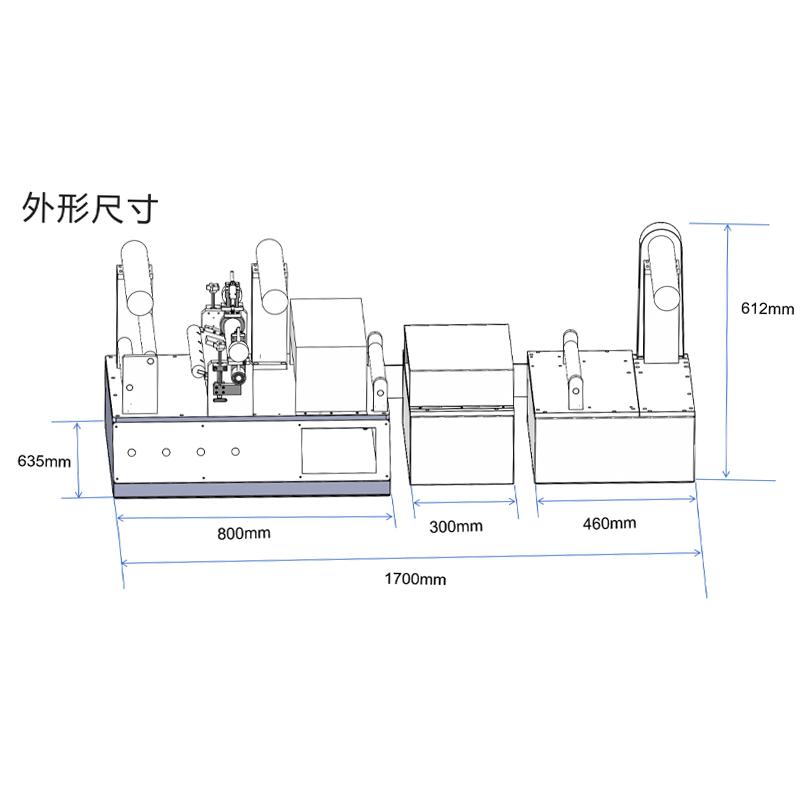 慧诺 JTM-0.6/300UV 小型连续涂布机(带加热+UV紫外固化）图1