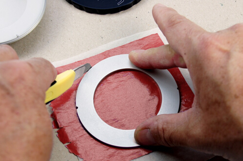 How to prepare the permeability cup test membrane? With picture 2