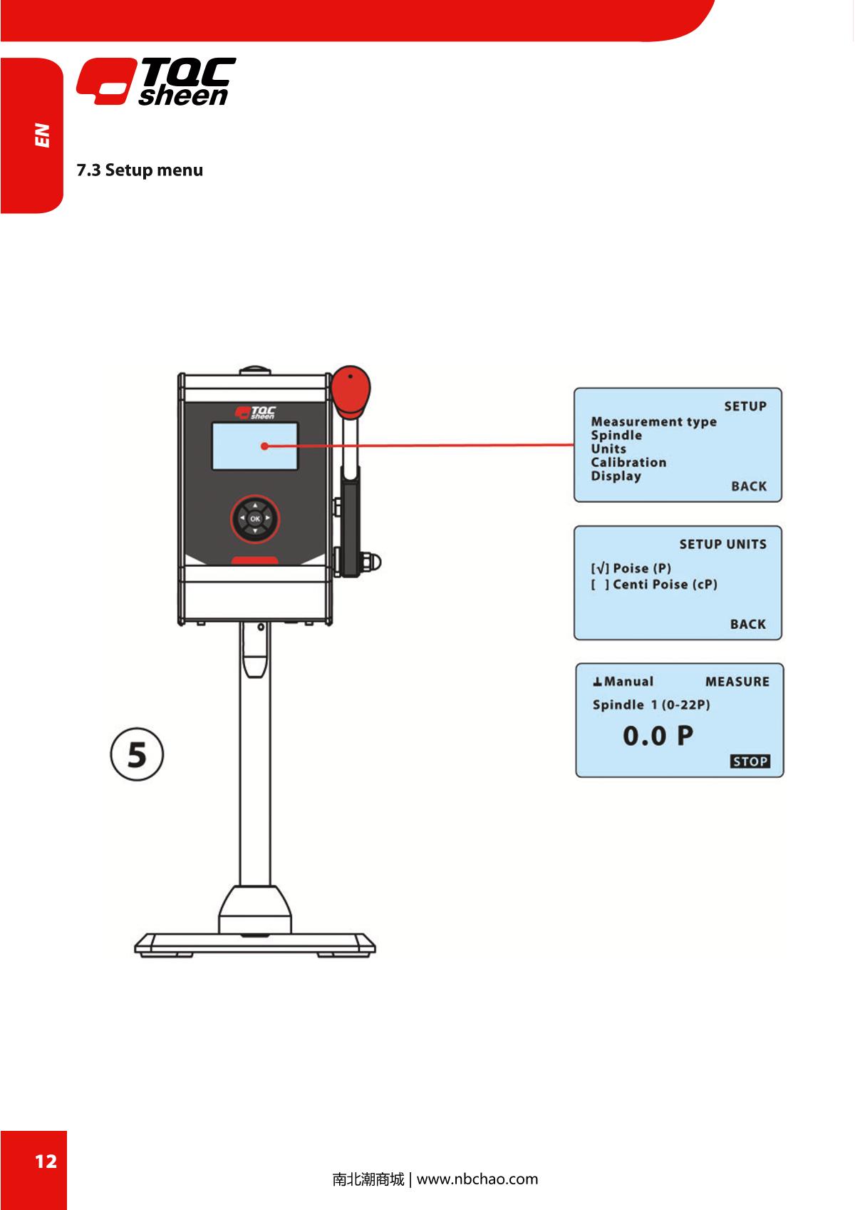 TQC sheen DV2000 Rotational viscometerManual page 12
