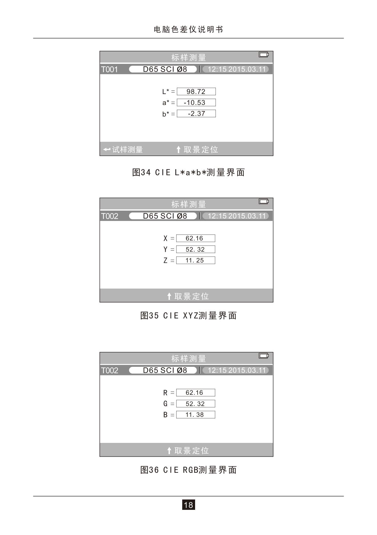 3NH NH310 ColorimeterManual page 20