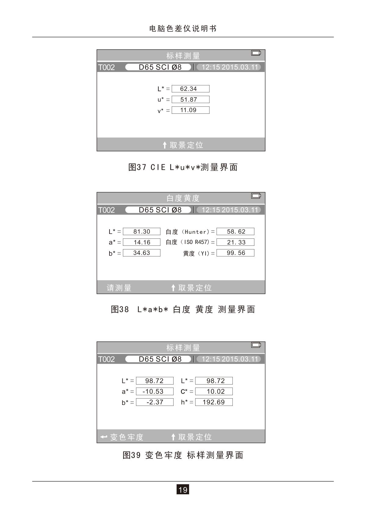3NH NH310 ColorimeterManual page 21