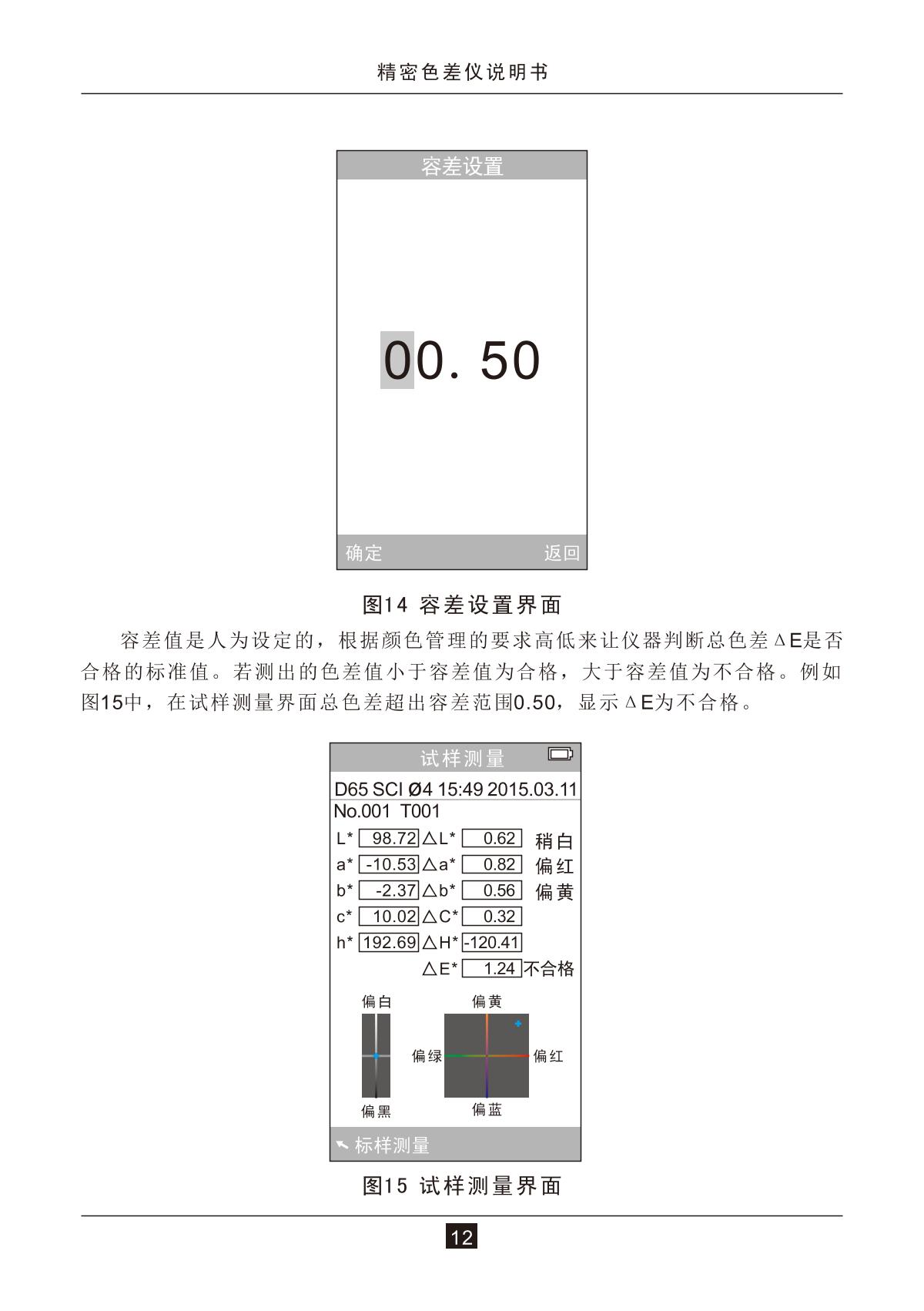 3NH NR110 ColorimeterManual page 14