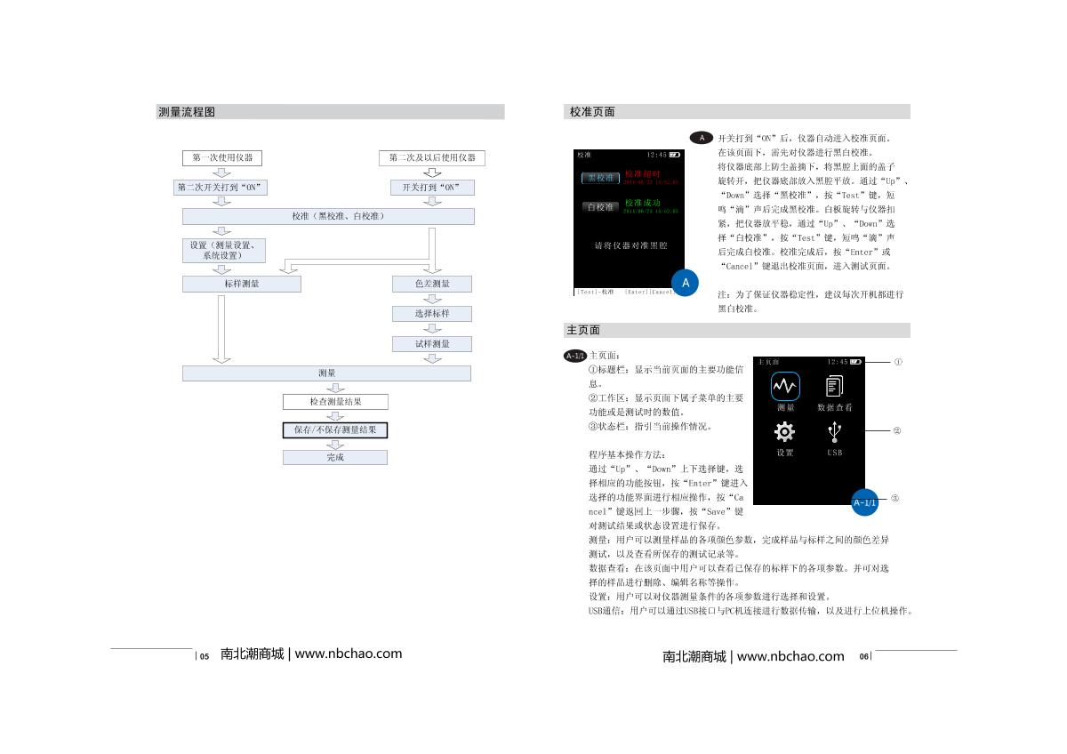 CHNSpec CS-10 Color difference meterManual page 6