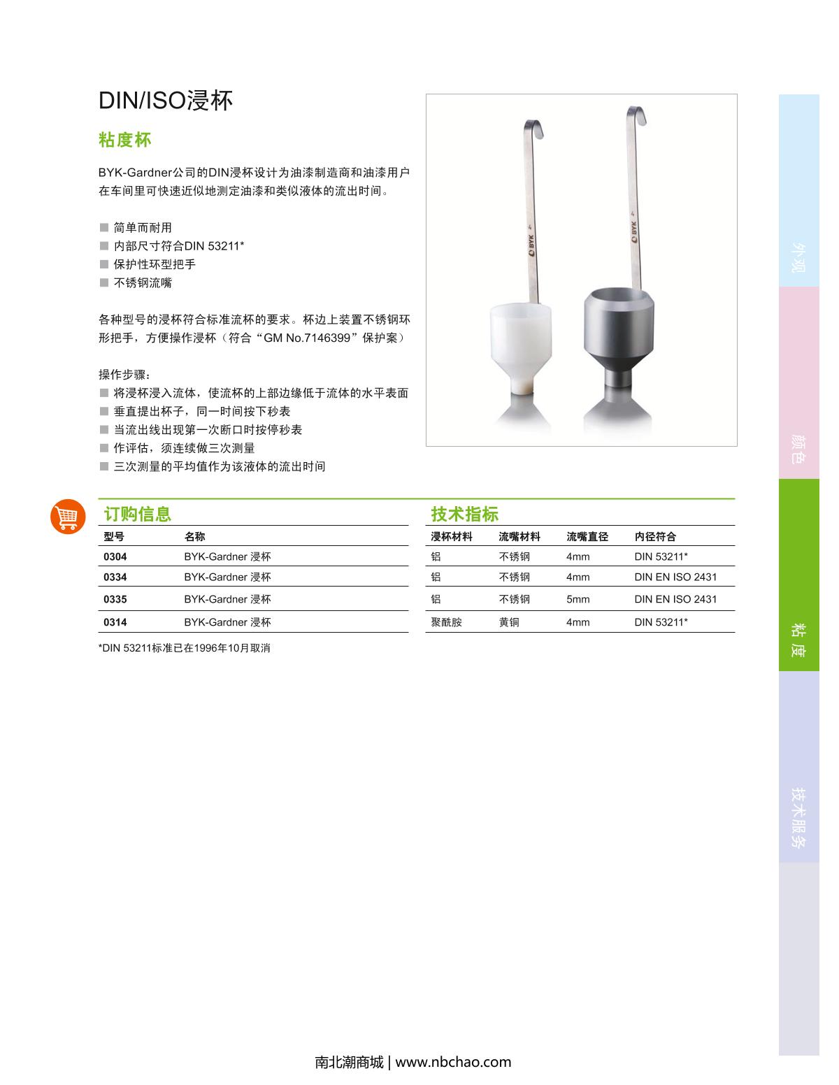 BYK 0304 BYK dipping cup brochure page 1