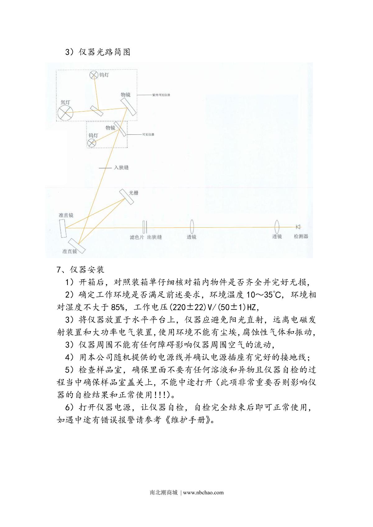 Yoke 723N SpectrophotometerManual page 6
