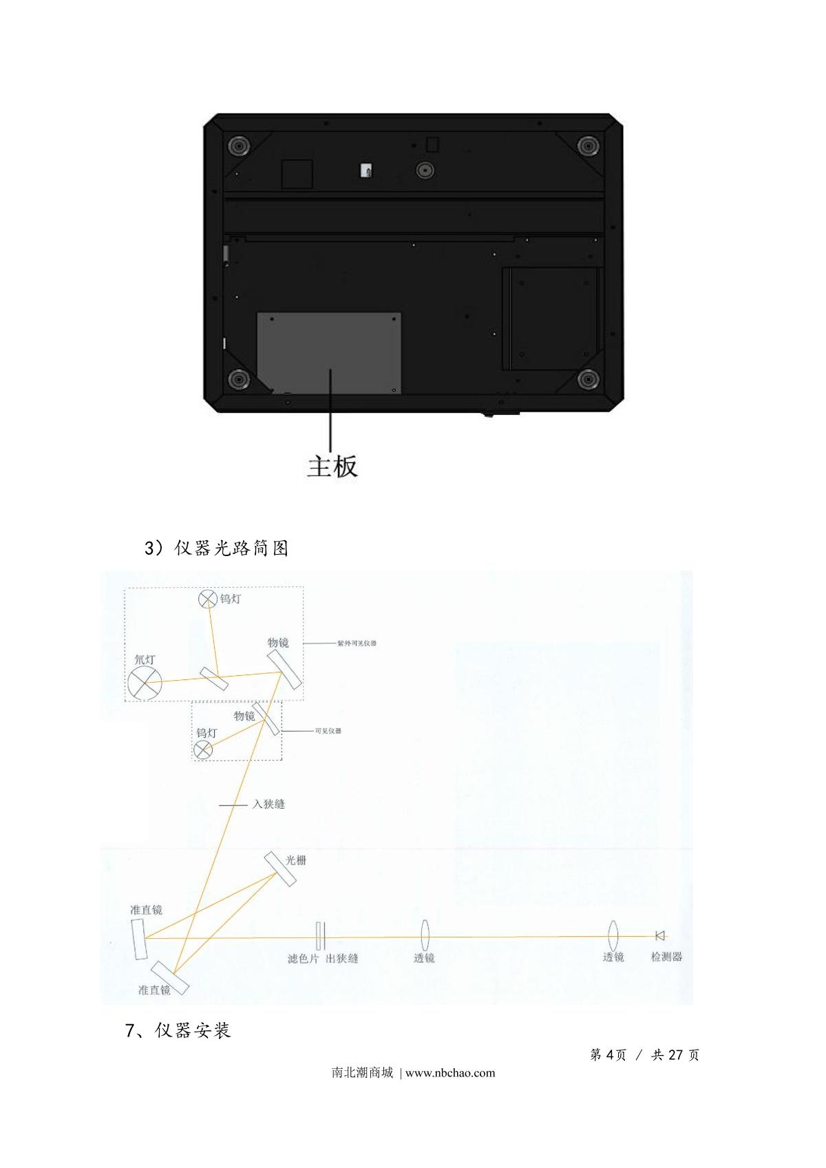 Yoke UV754N SpectrophotometerManual page 6