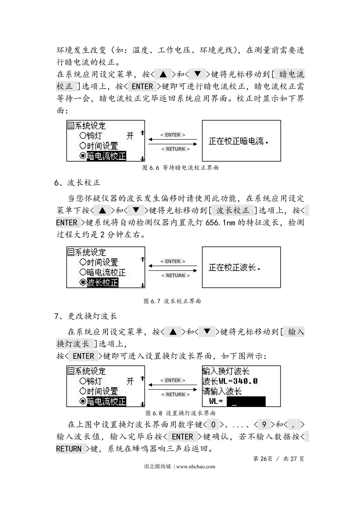Yoke UV755B Spectrophotometer Manual page 28
