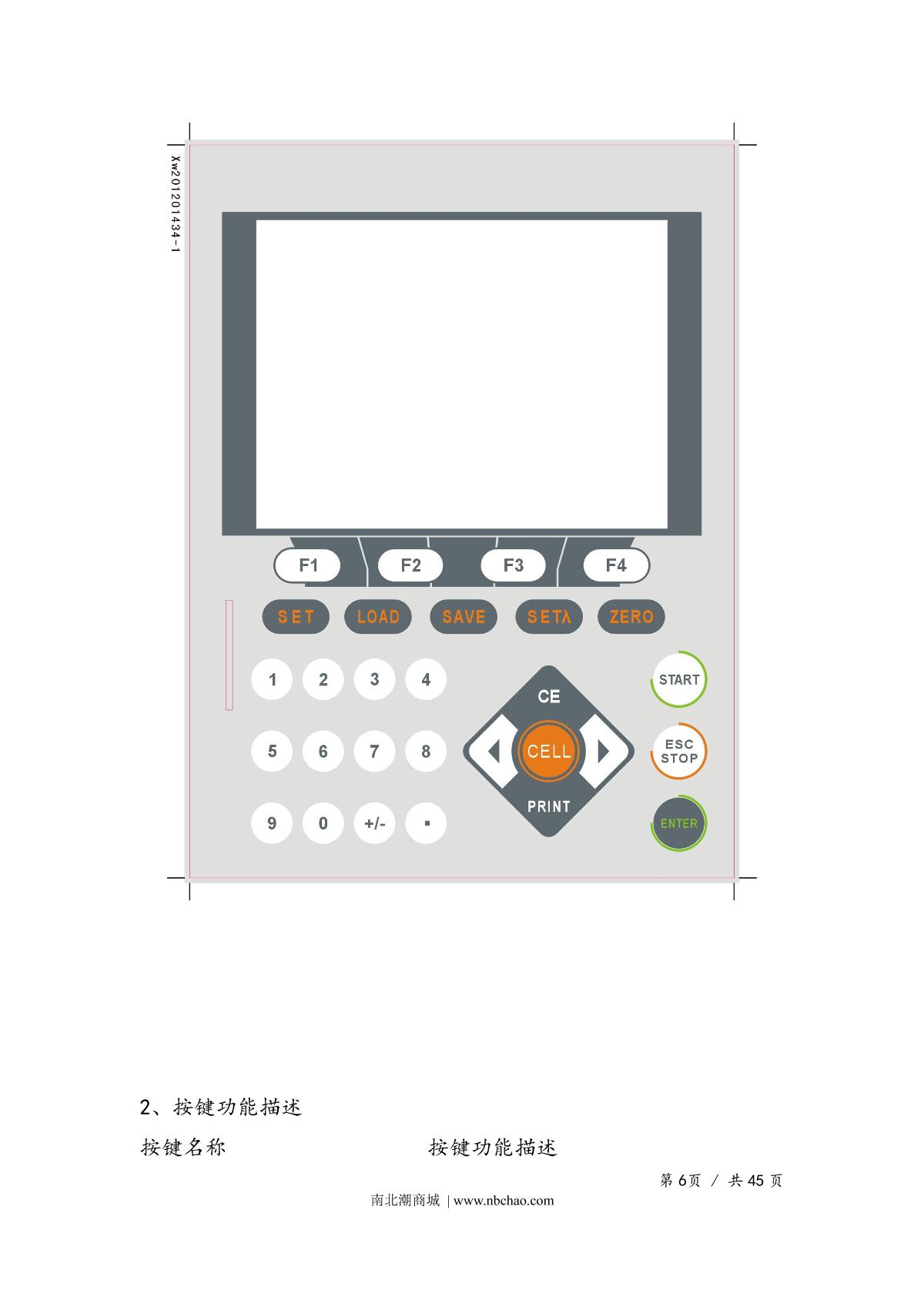 Yoke UV1901PCS SpectrophotometerManual page 9