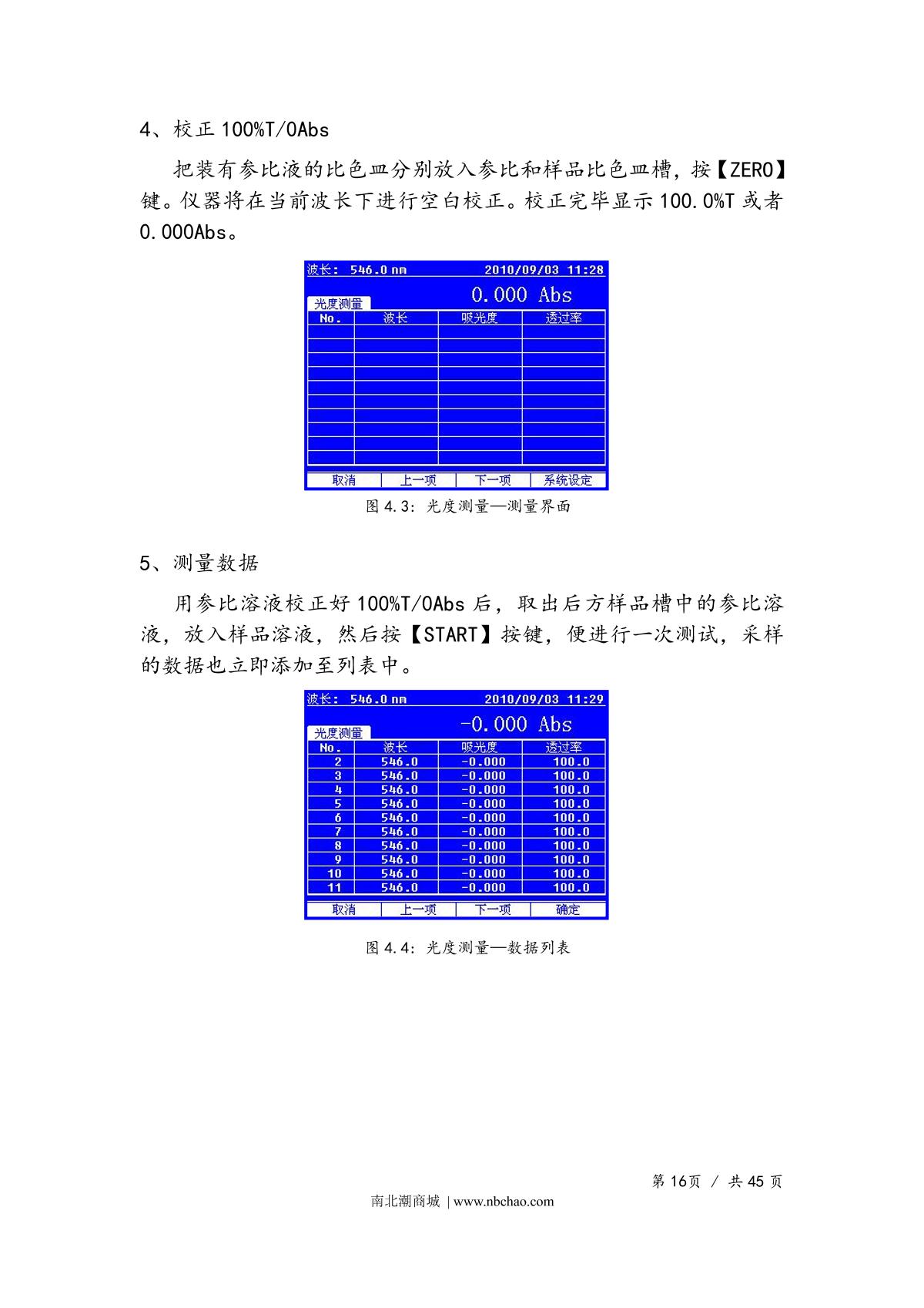 Yoke UV1901PCS SpectrophotometerManual page 19