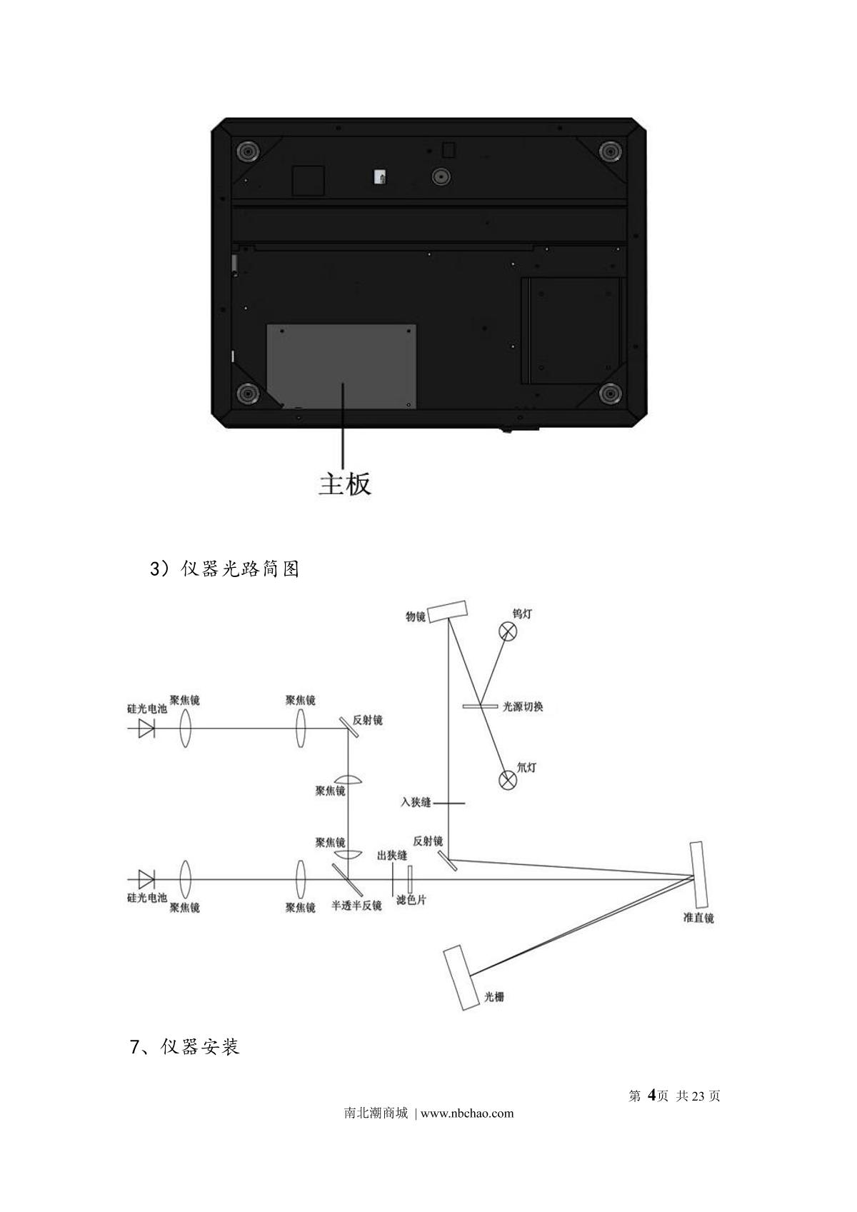 Yoke U5000 SpectrophotometerManual page 7