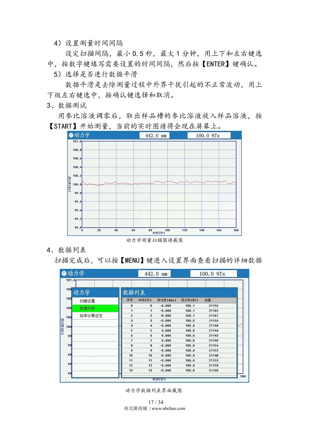 Yoke N6000 SpectrophotometerManual page 20