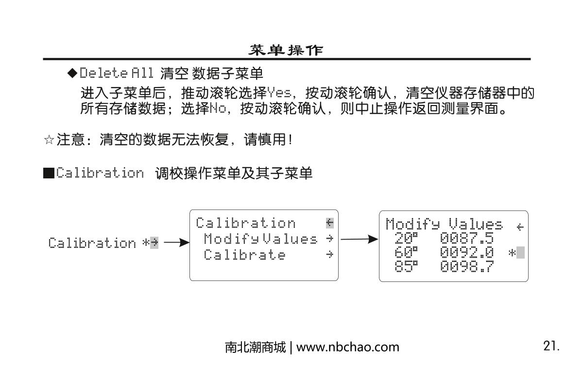 KSJ MG268-F2 Intelligent Gloss MeterManual page 22