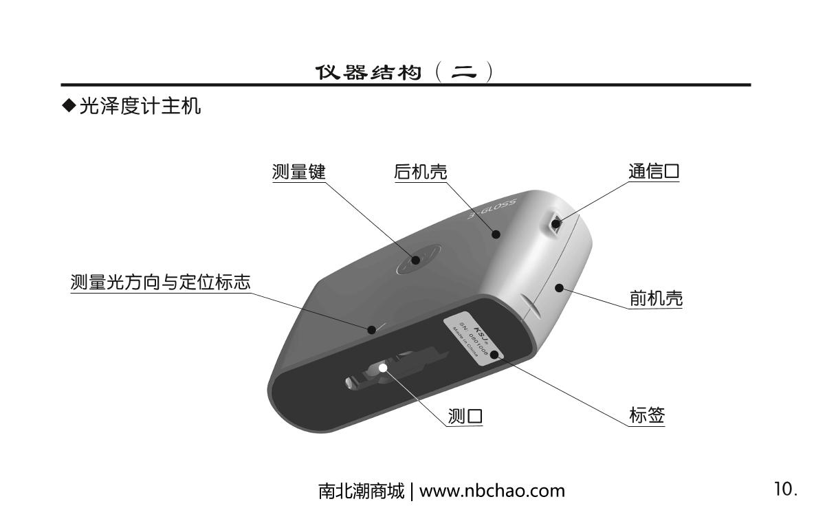 KSJ MG6-F2 Intelligent Gloss MeterManual page 11