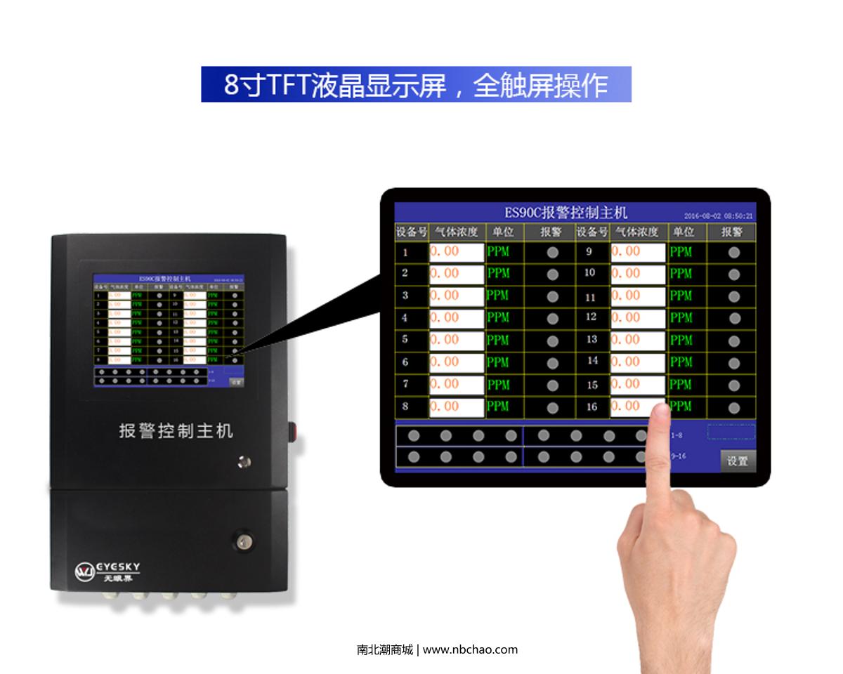 EYESKY ES90C-8/R  Gas alarm control host  brochure page 3