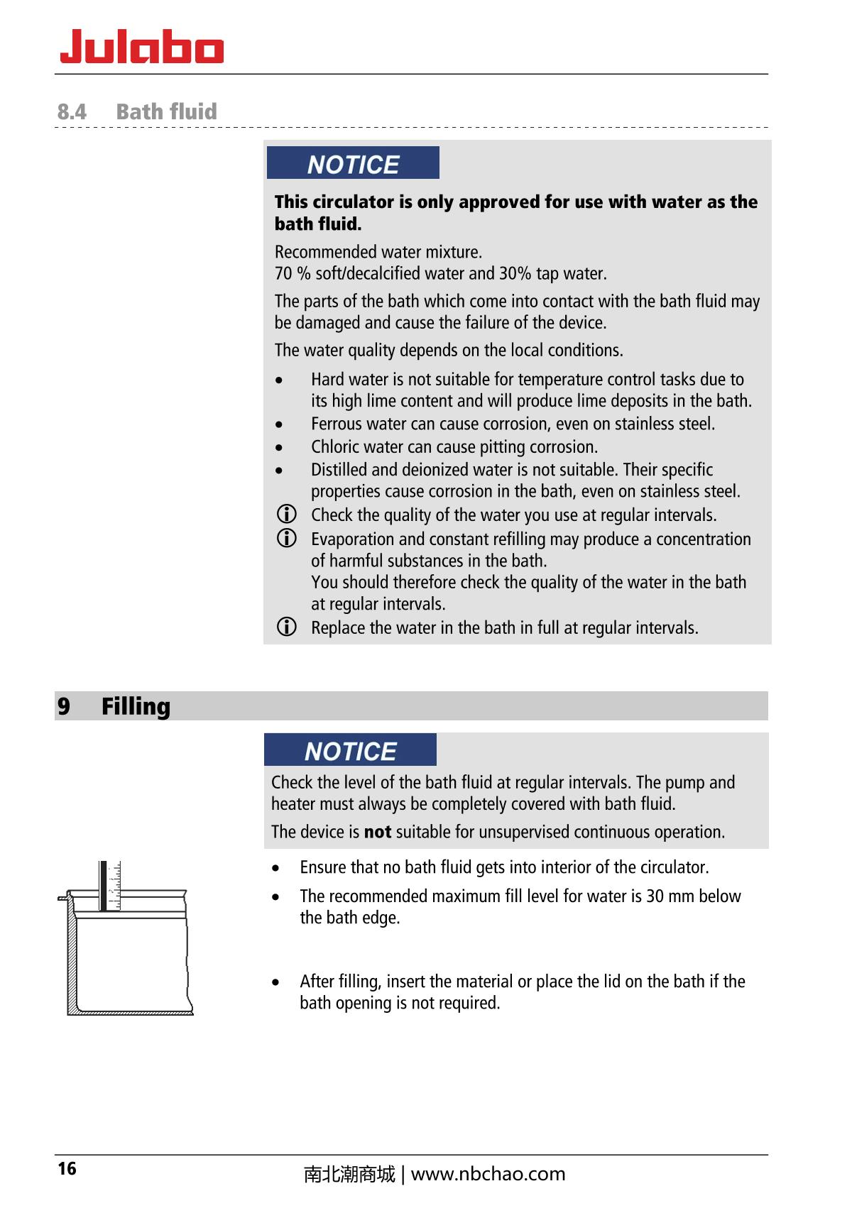 JULABO  Manual page 16
