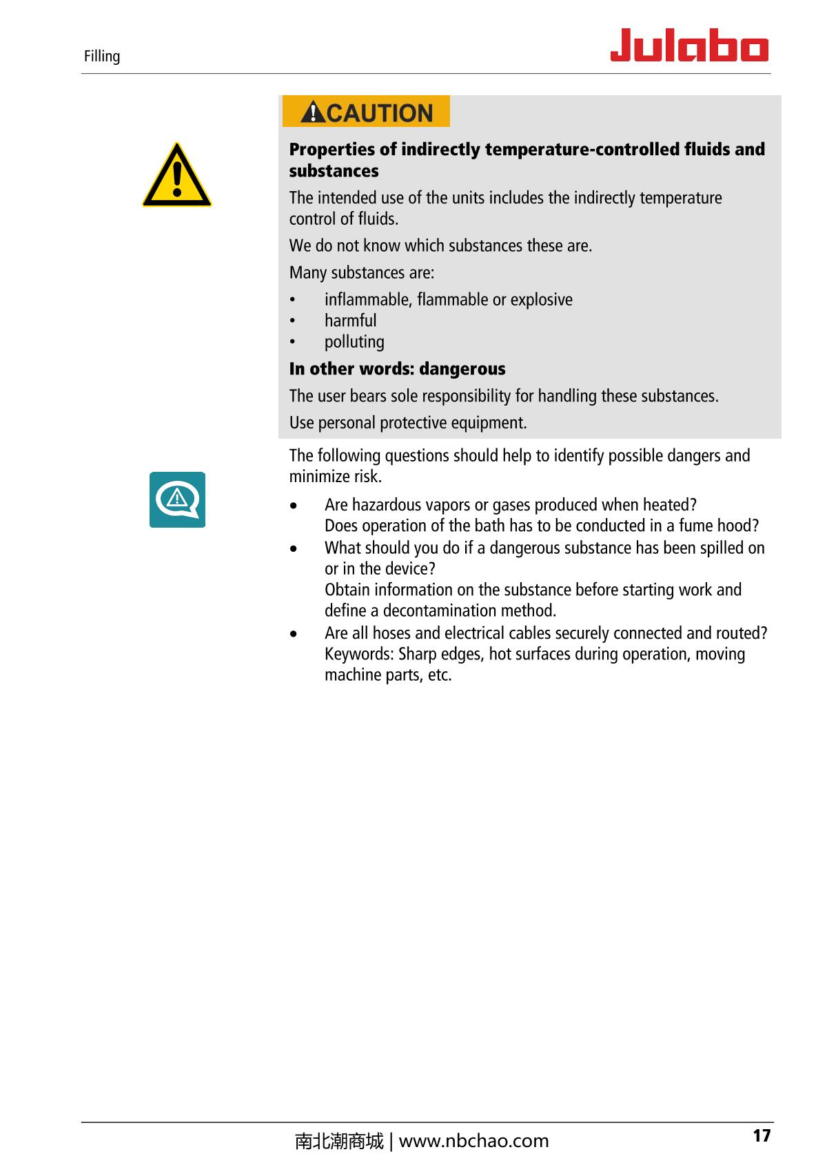 JULABO  Manual page 17