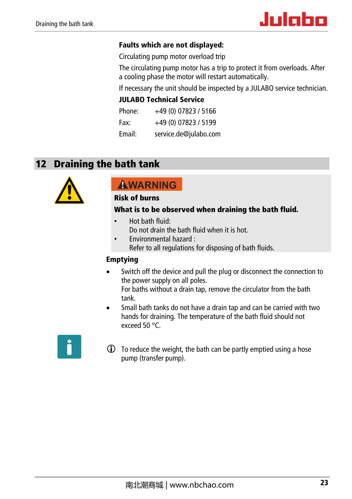 JULABO  Manual page 23