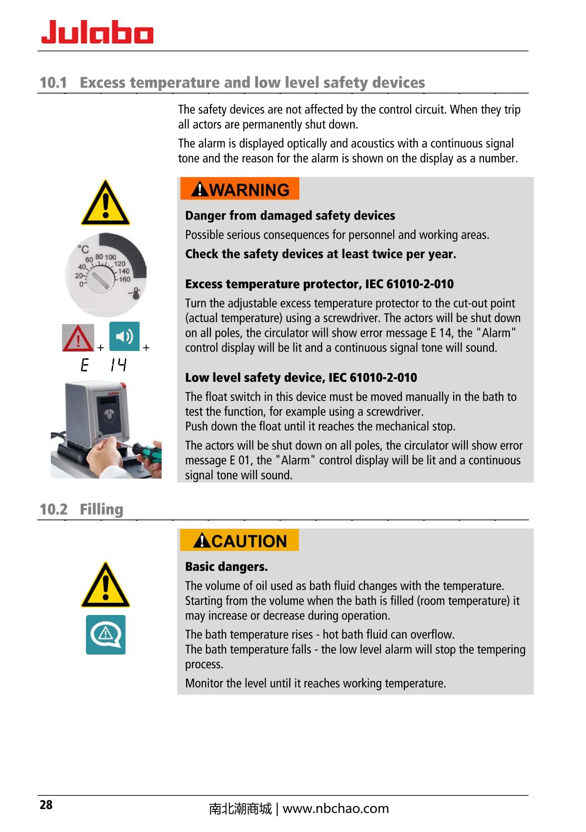 JULABO  Manual page 28