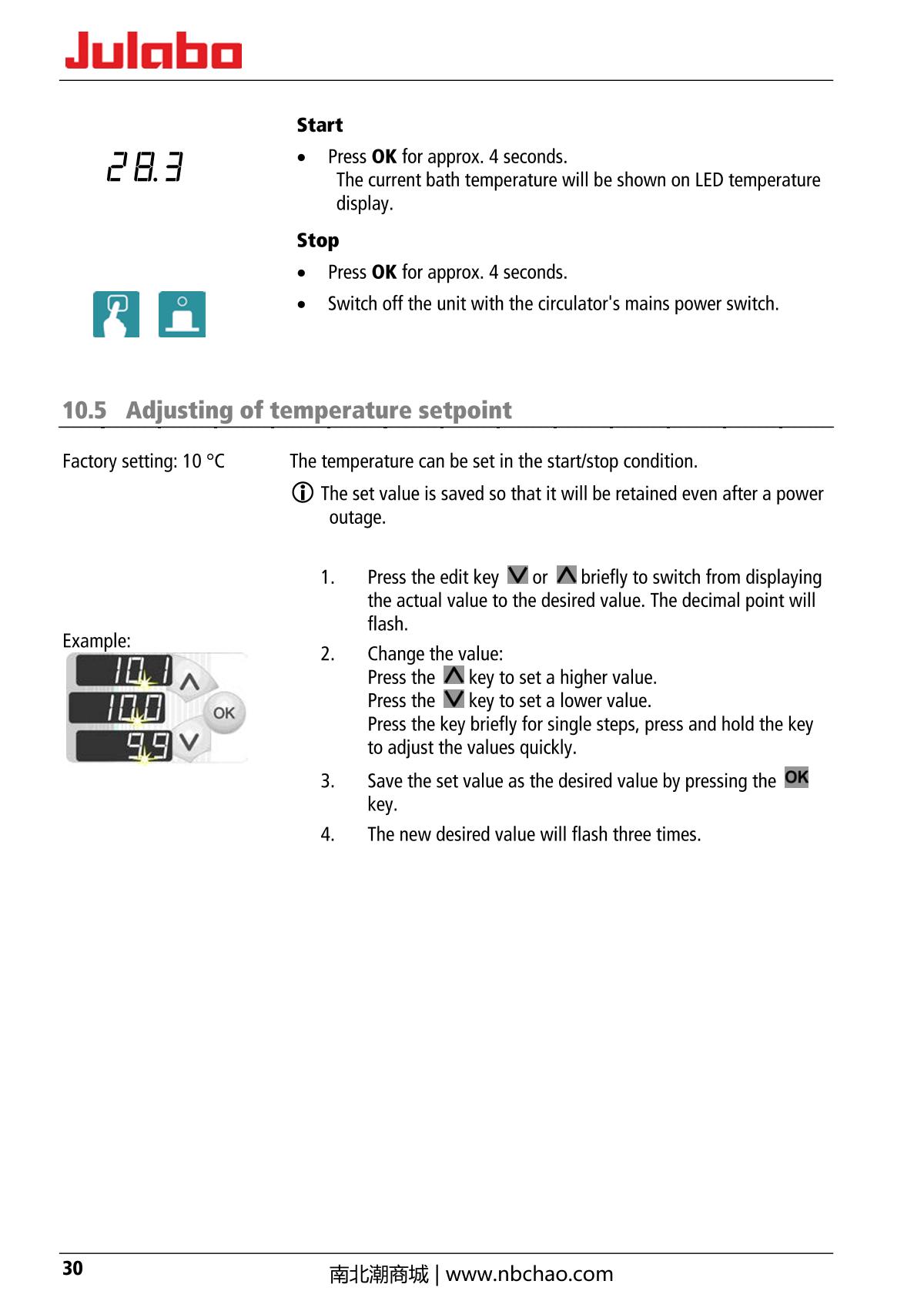 JULABO  Manual page 30