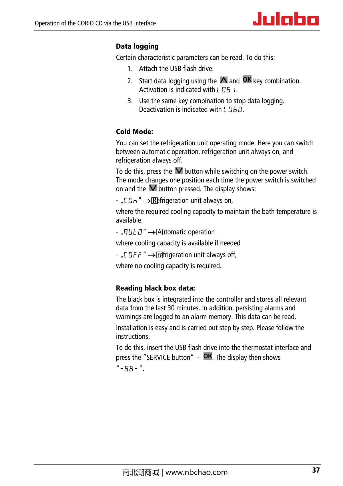 JULABO  Manual page 37