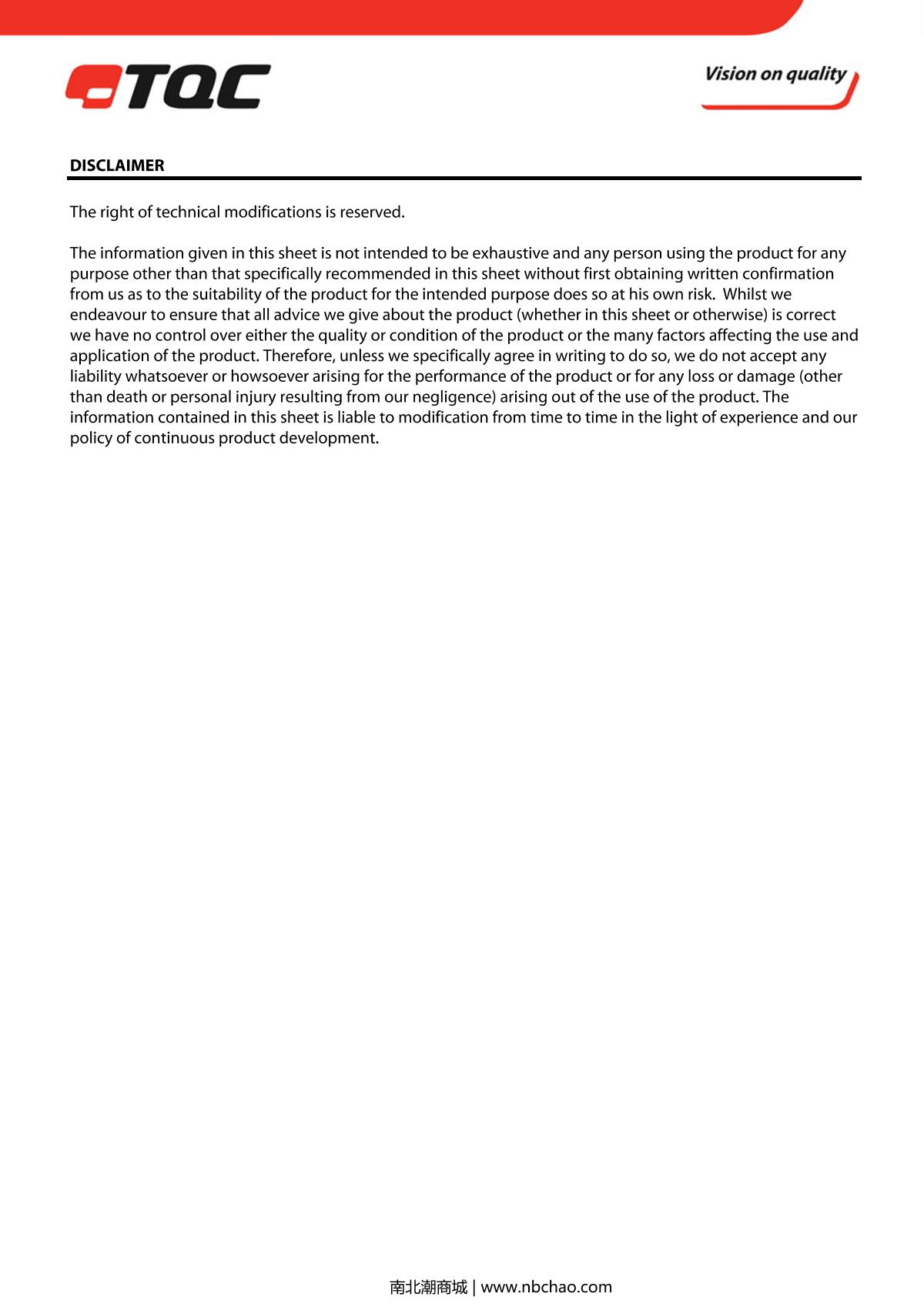 TQC sheen VF2169 4-Sided Coating ApplicatorManual page 3