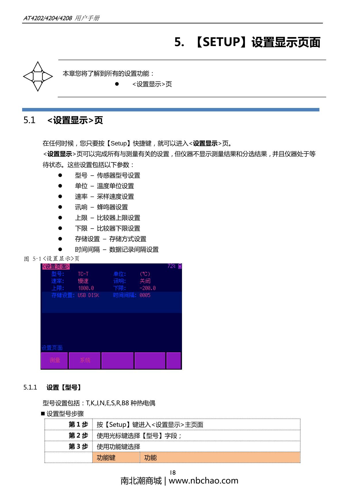Applent AT4202 Multichannel temperature TesterManual page 18