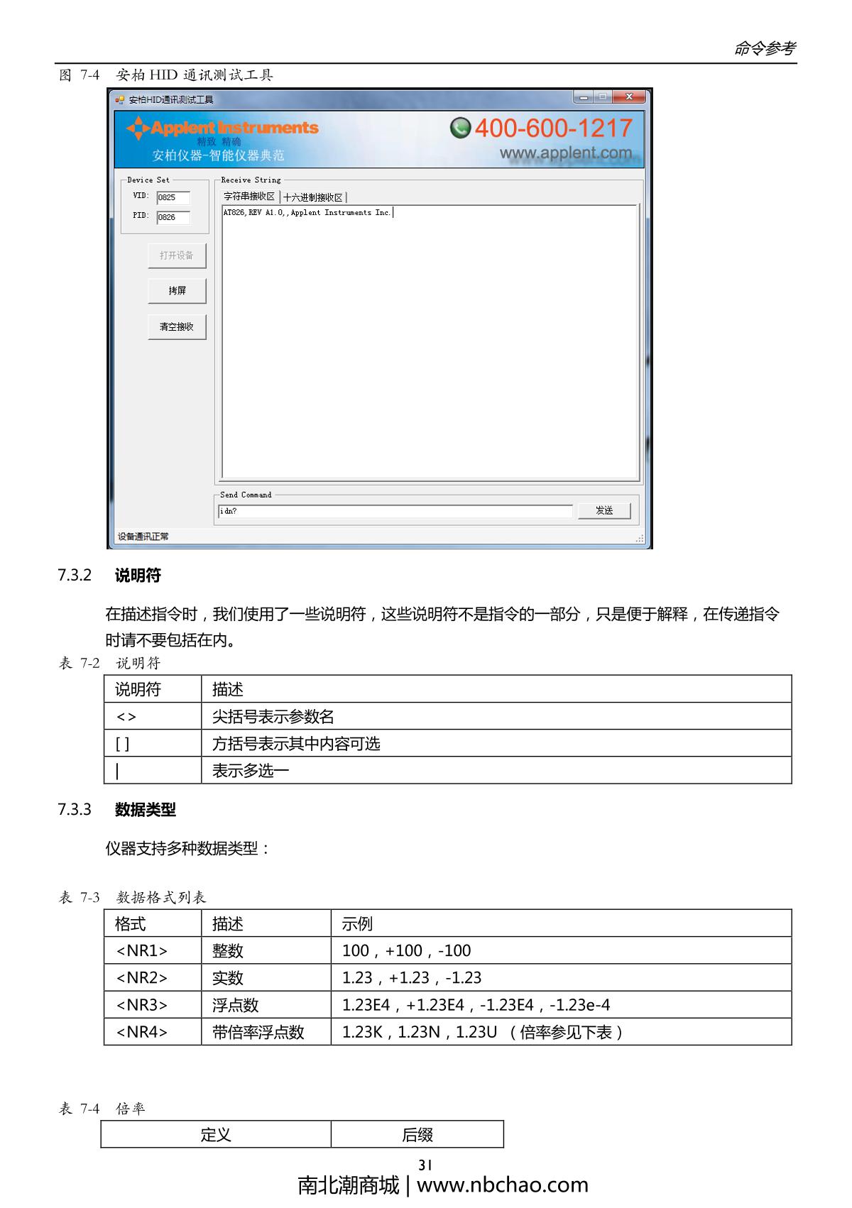 Applent AT4202 Multichannel temperature TesterManual page 31