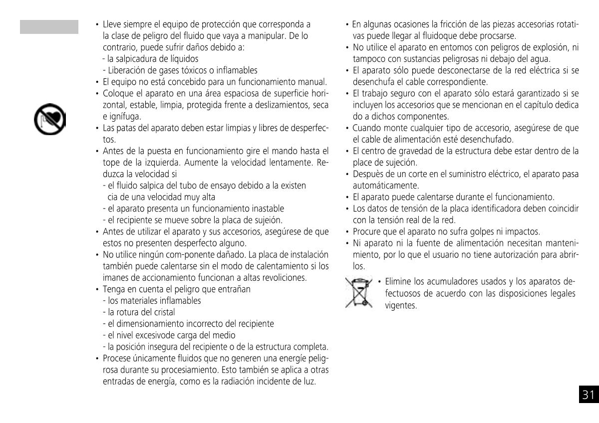 IKA Mobile Little Tony Magnetic StirrerManual page 31