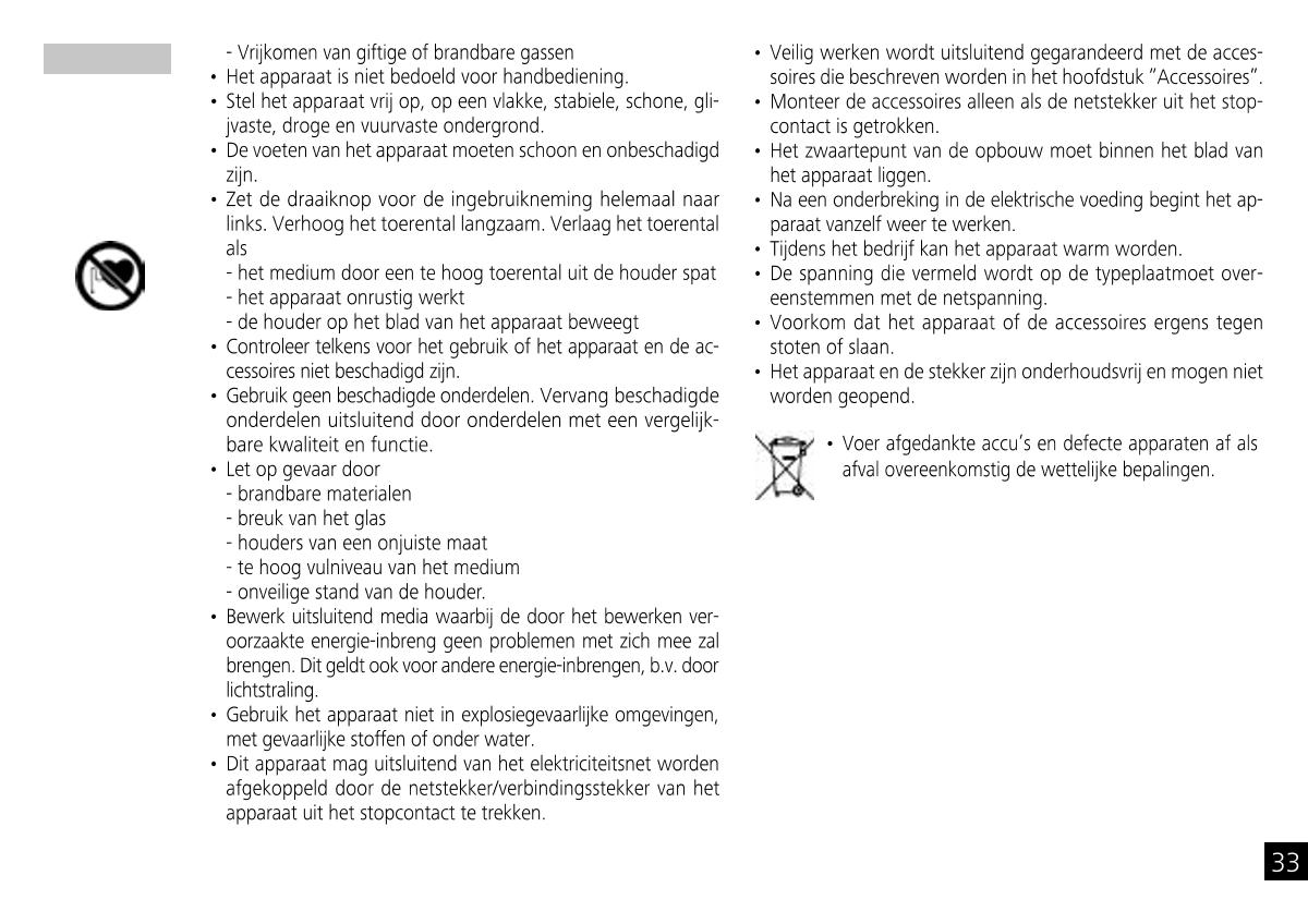 IKA Mobile Little Tony Magnetic StirrerManual page 33