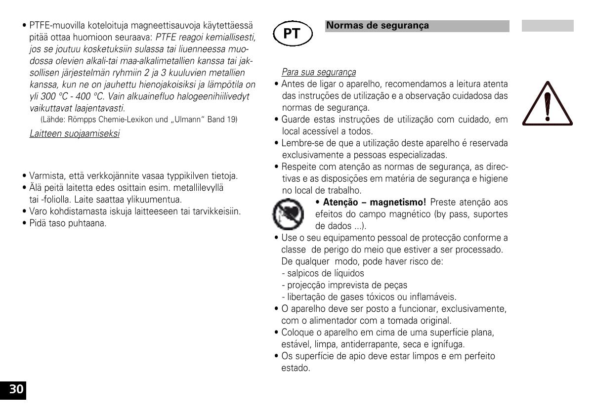 IKA color squid white Small Disc Magnetic StirrerManual page 30