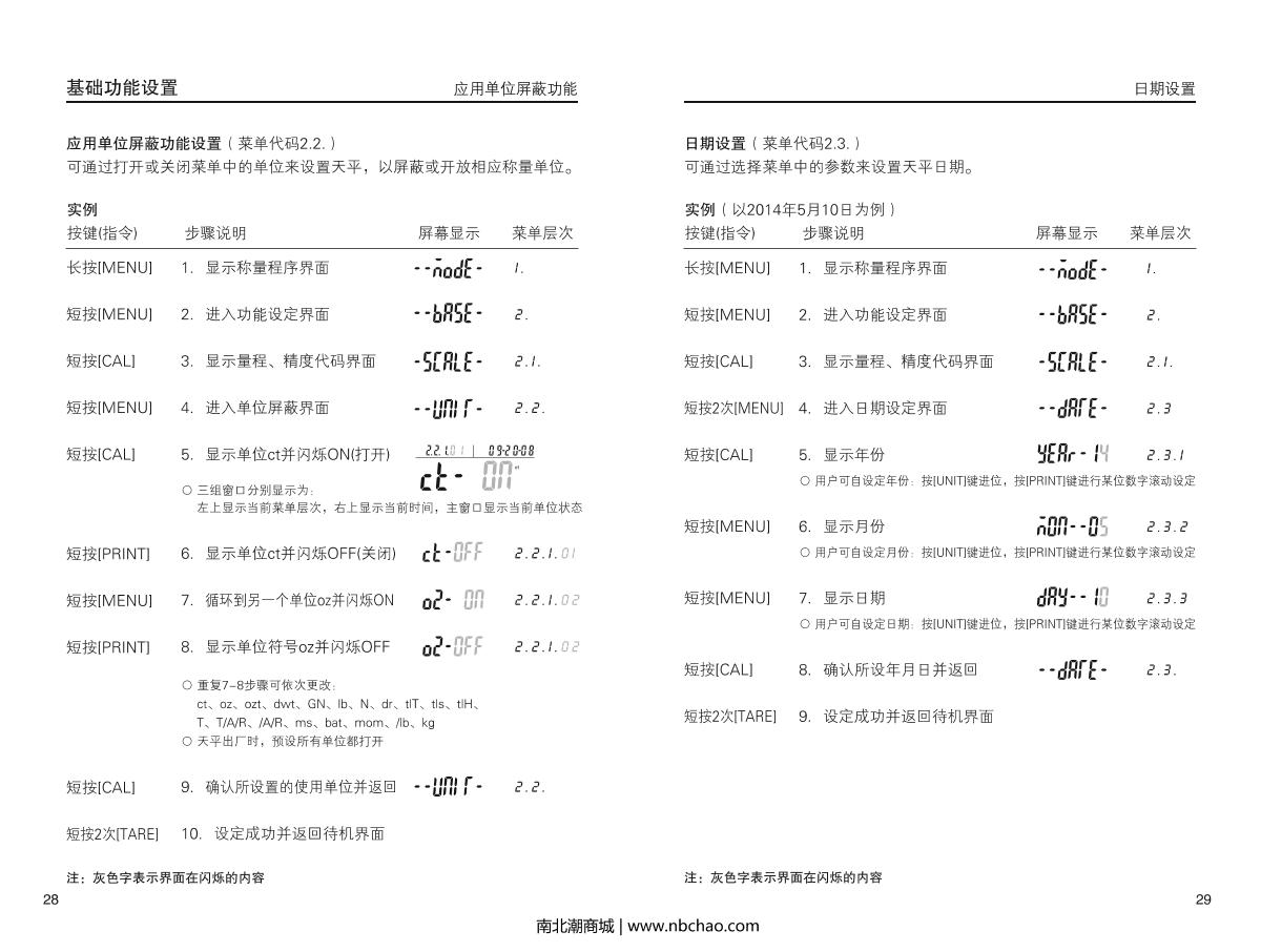 HuaZhi PTQ-A2 Electronic BalanceManual page 16