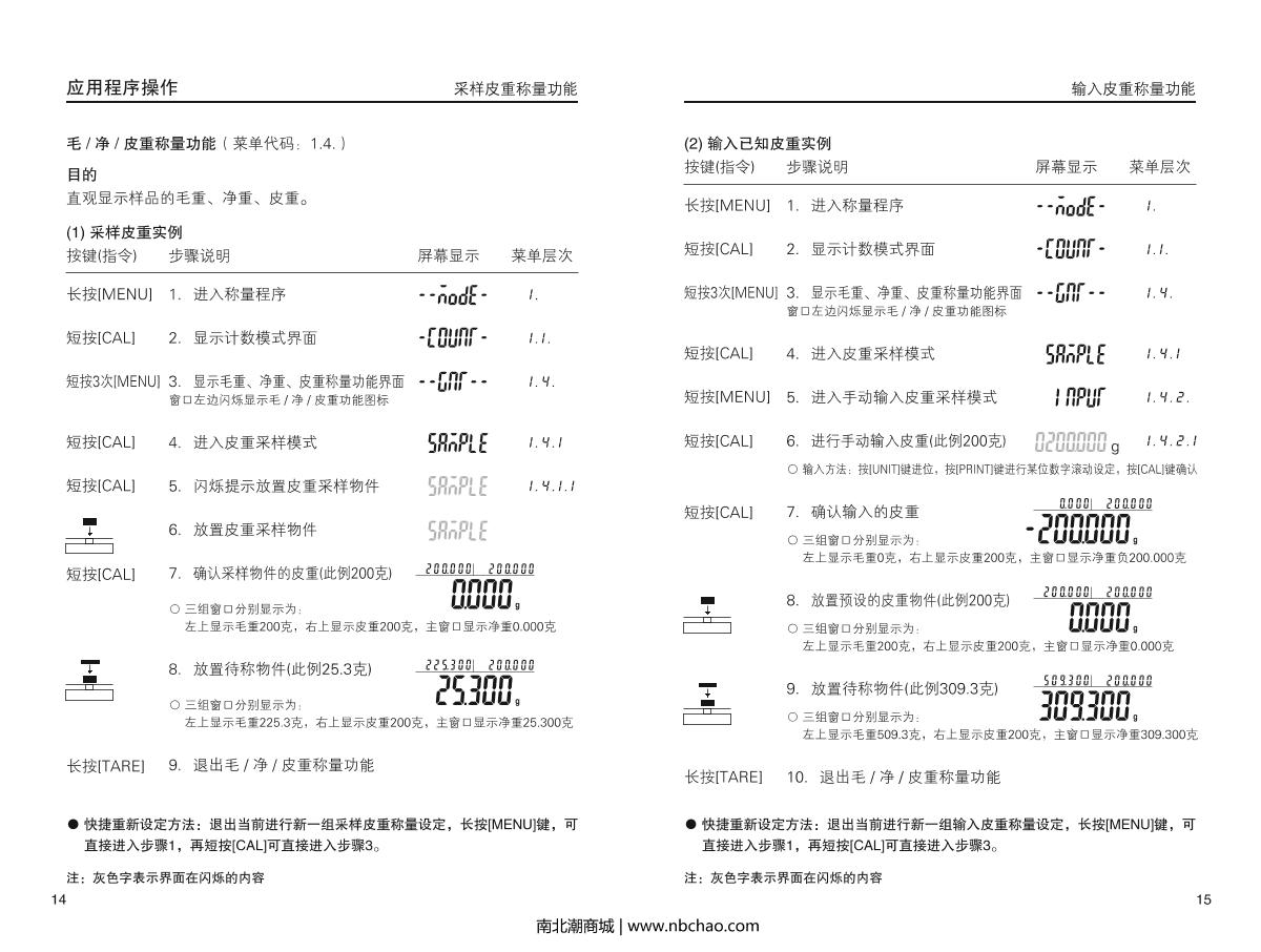 HuaZhi PTQ-A15 Electronic BalanceManual page 9