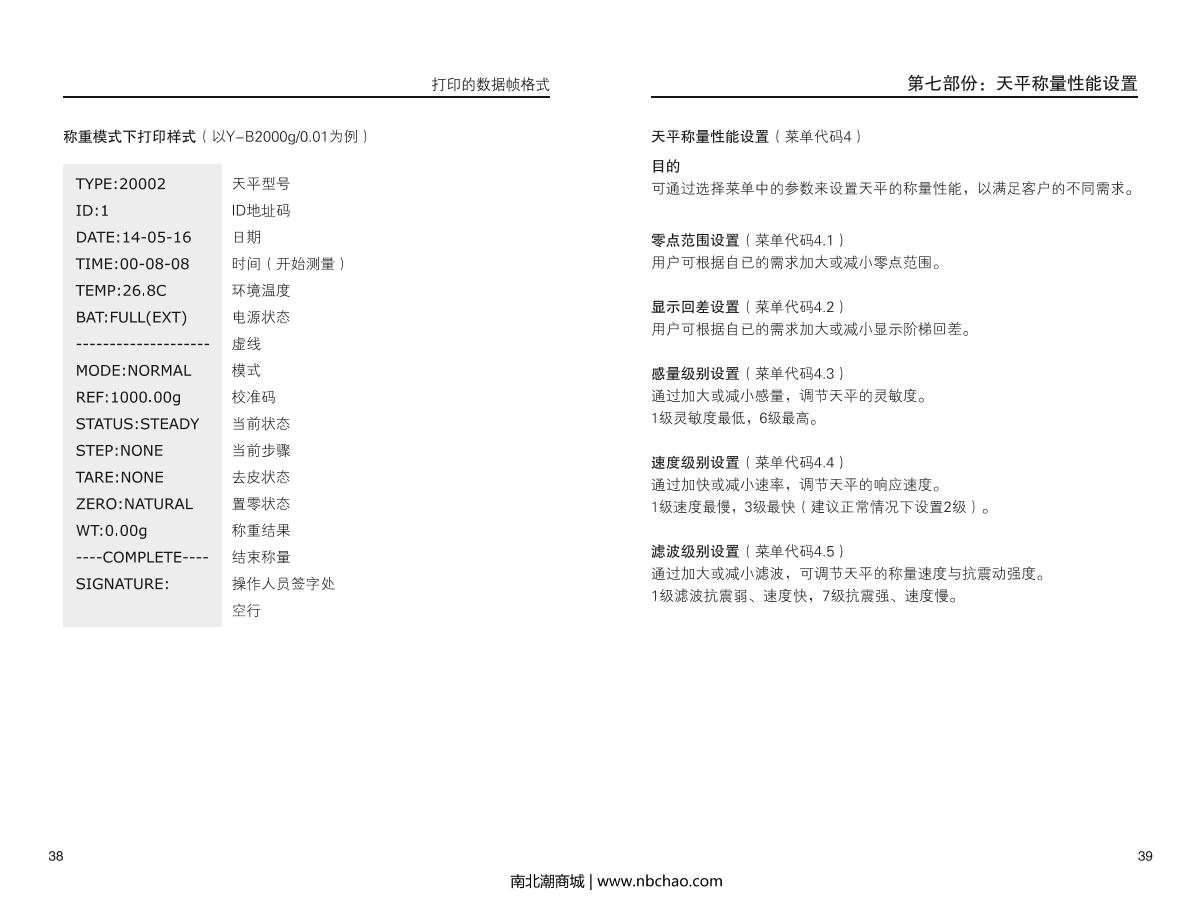 HuaZhi PTQ-A15 Electronic BalanceManual page 21