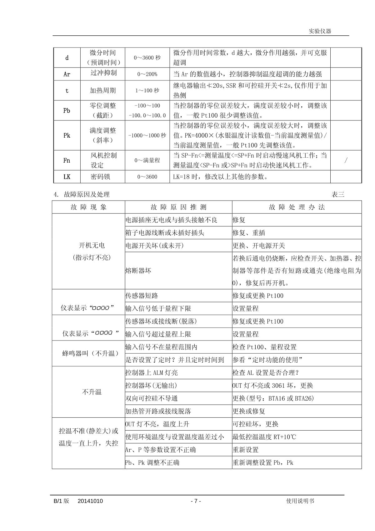 YiHeng DHG-9031A Drying OvenManual page 7