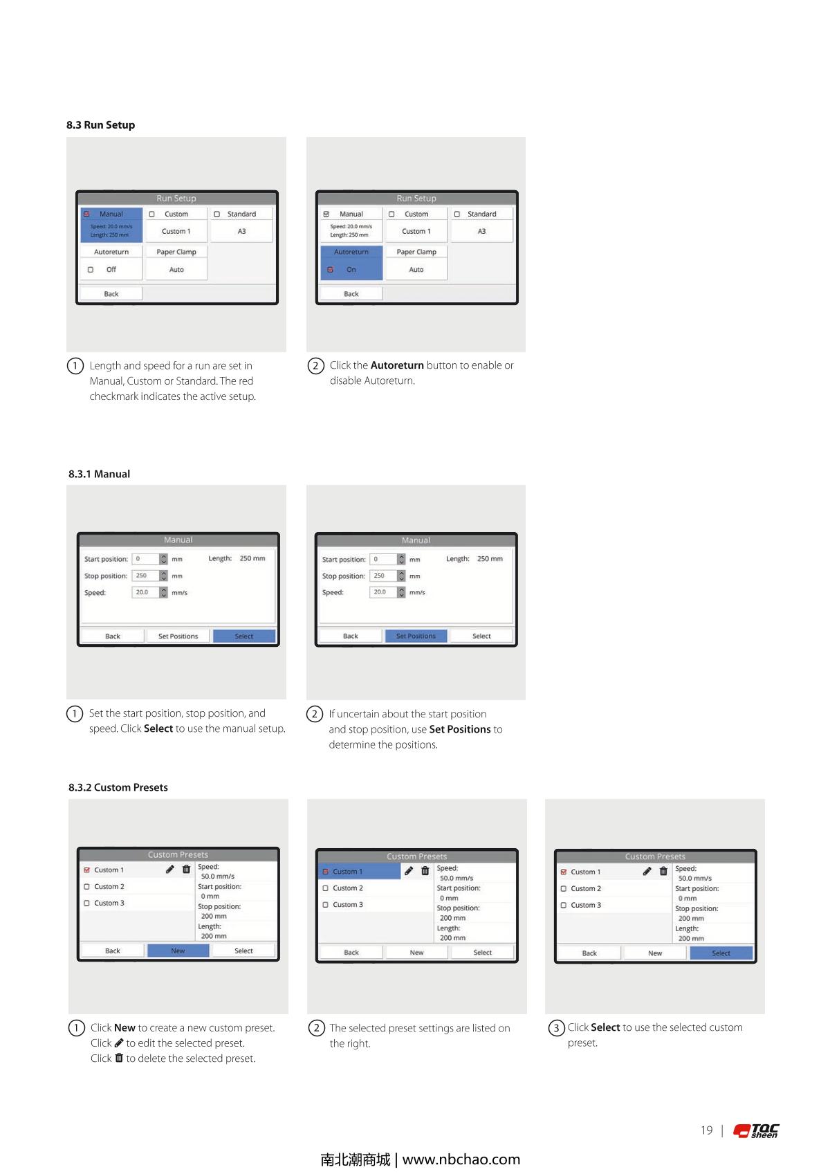 TQC sheen AB4120 Automatic Film ApplicatorManual page 18
