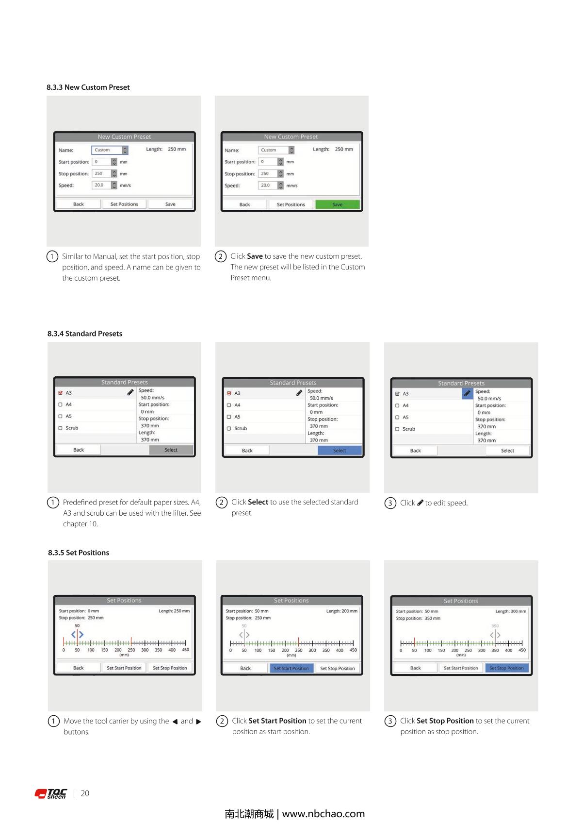TQC sheen AB4120 Automatic Film ApplicatorManual page 19